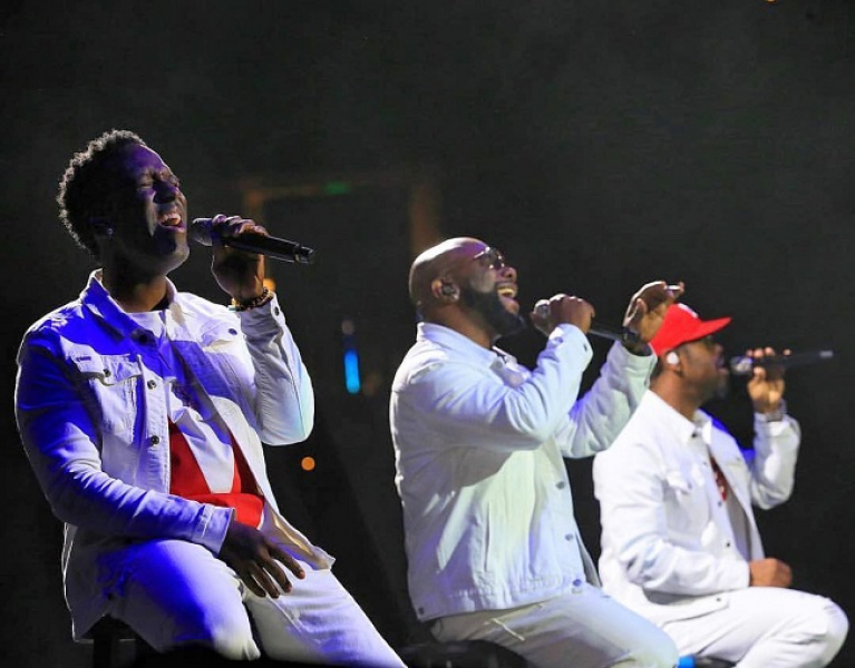 Boyz II Men Perform Corporate Event At Caesars Palace Las Vegas