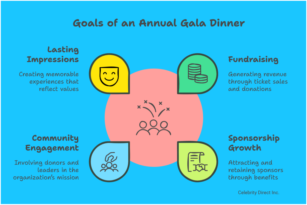 Goals of an annual nonprofit Gala dinner