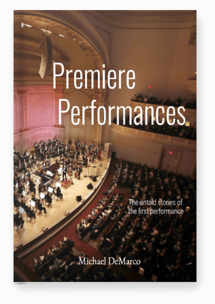 premiere performances book cover